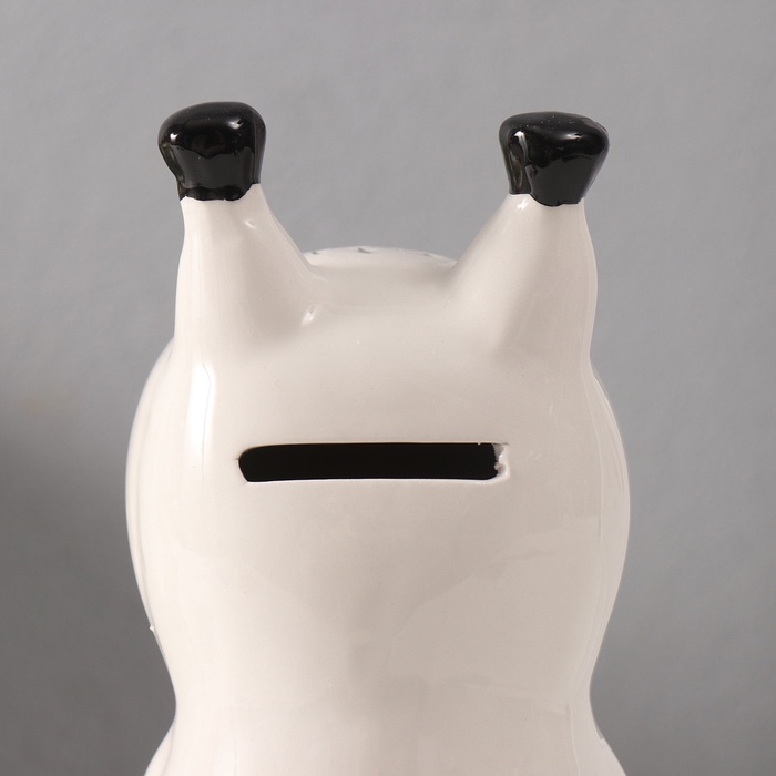 Копилка керамика  Копилка керамика "Белая белочка" 17,2х7,8х19,5 см