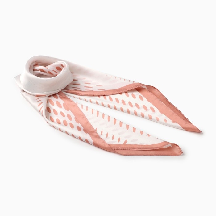 Платок женский MINAKU р-р 70*70 см, цв. коралловый Платок женский MINAKU р-р 70*70 см, цв. коралловый