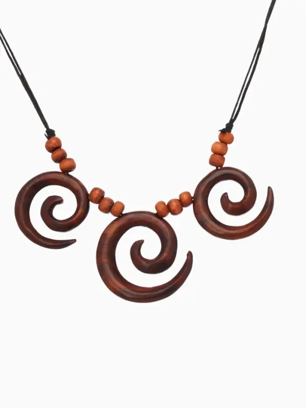 Кулон &laquo;Три спирали&raquo;, дерево соно