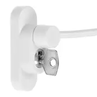 Блокиратор на окна ТУНДРА, с тросом 18 см, набор 3 шт