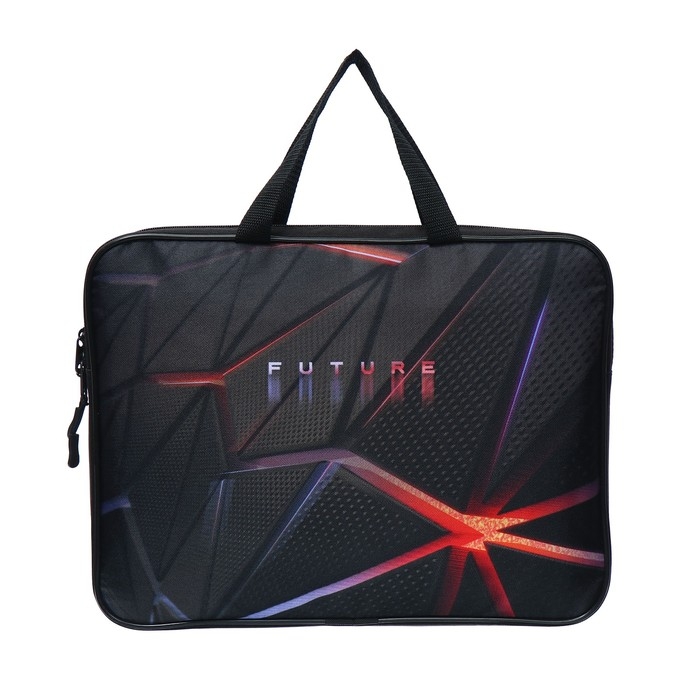 Папка с ручками текстильная А4, 370 х 280 х 60 мм, Stavia Папка с ручками текстильная А4, 370 х 280 х 60 мм, Stavia "Future"