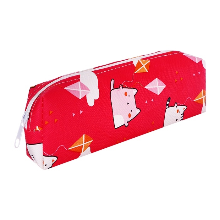 Пенал школьный «Кошечки», на молнии, МИКС Пенал школьный «Кошечки», на молнии, МИКС