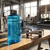 Спортивная бутылка Practice, синяя