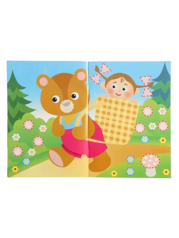 Книжка с наклейками &laquo;Сказки&raquo;, 16 стр.