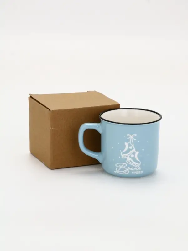 Кружка керамическая, новогодняя &laquo;Время чудес&raquo;, 210 мл