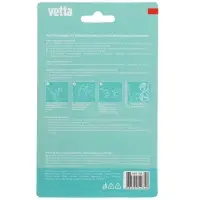 Крючки самоклеящиеся тм VETTA, сталь Q195, полипропилен, 5 цветов, WF-104, 6шт