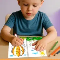 Многоразовая тетрадь "Рисуем по точкам", 40  страниц