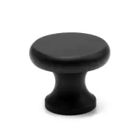Ручка-кнопка CAPPIO PK320, d=24 мм, цвет черный
