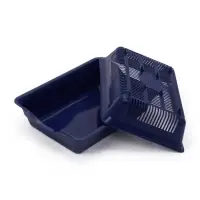Туалет глубокий с сеткой 36&times;25&times;9 см, синий