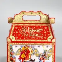 Подарочная новогодняя коробка &laquo;Атмосфера&raquo;, для сладких подарков, 20&times;12&times;19 см