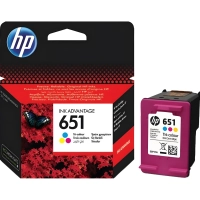 Картридж струйный HP 651 C2P11AE CMY цв. для DJ 5575