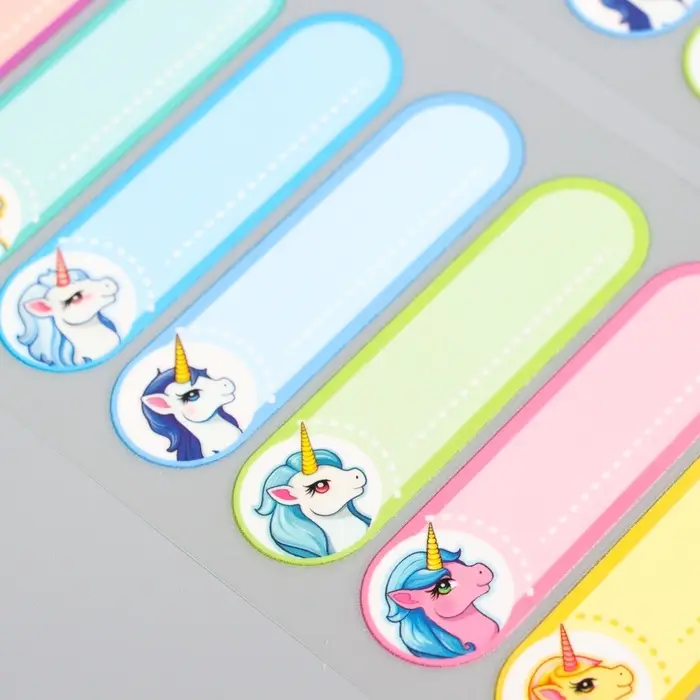 Термобирки для одежды. Набор именных термонаклеек для маркировки детских вещей &laquo;Мир волшебства&raquo;, 54 шт.