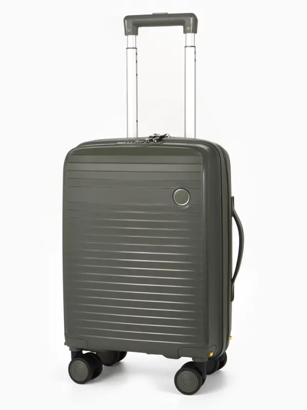 Чемодан на съёмных колёсах, 18", кодовый замок, 33&times;16&times;49 см, хаки