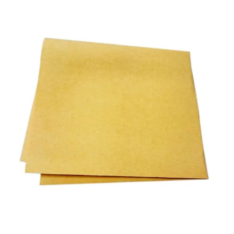 Замша жёлтая (цвет лимон) 55x40 см. (QMC-300)