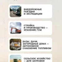 Канистра ГСМ Oktan CLASSIK, 20 л, пластиковая, красная