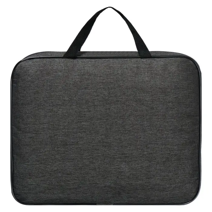 Папка с ручками текстильная А4, Офис - премиум &laquo;Графит&raquo;, для бумаг, для офиса, 350&times;270&times;60 мм, ПДМ-111