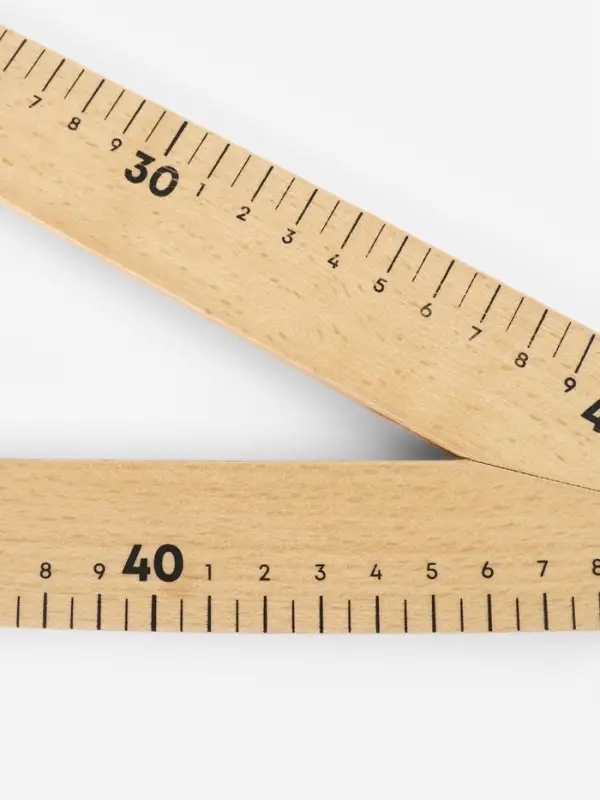 Линейка портновская &laquo;Угольник&raquo;, 50&times;32.5 см, дерево