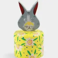 Шкатулка &laquo;Заяц&raquo;, 9&times;9&times;16 см, дерево