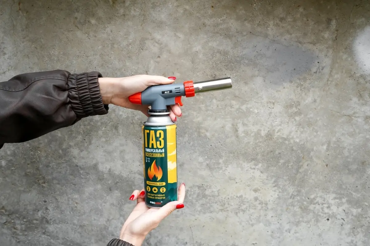 Газовая горелка AVS TG-07 с пьезоподжигом и регулировкой подачи воздуха