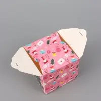 Коробка подарочная новогодняя складная &laquo;С Новым годом&raquo;, 12&times;12&times;12 см