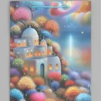 Пакет ламинированный &laquo;Город у моря&raquo;, 26&times;32&times;10 см