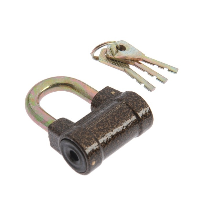 Замок навесной, тип 8, 60 мм, короткая дужка d= 9 мм, Замок навесной, тип 8, 60 мм, короткая дужка d= 9 мм,