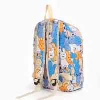 Рюкзак школьный &laquo;Зайки&raquo;, с пеналом, 29&times;12&times;41 см, разноцветный