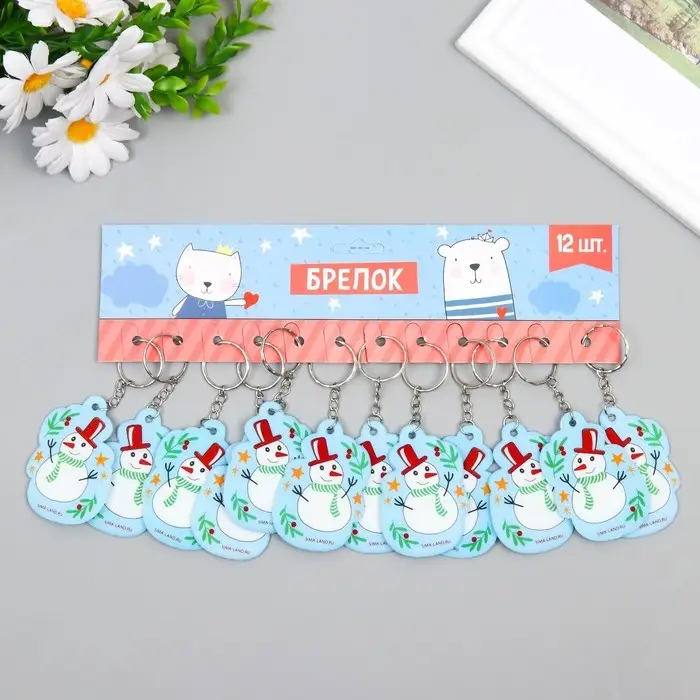 Брелок EVA Брелок EVA "Снеговичок в шарфике" 4,5х6,5 см