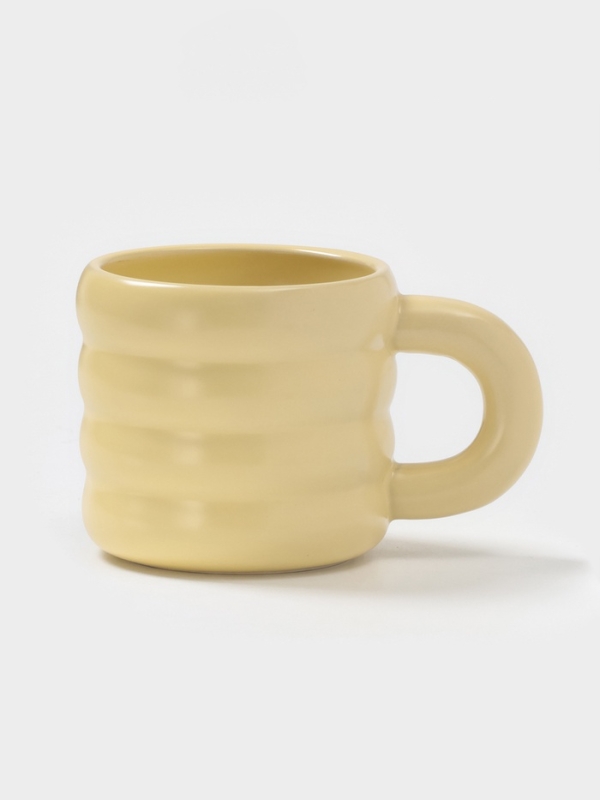 Чайная пара Доляна «Зефир», 350 мл, керамика, жёлтая Чайная пара Доляна «Зефир», 350 мл, керамика, жёлтая