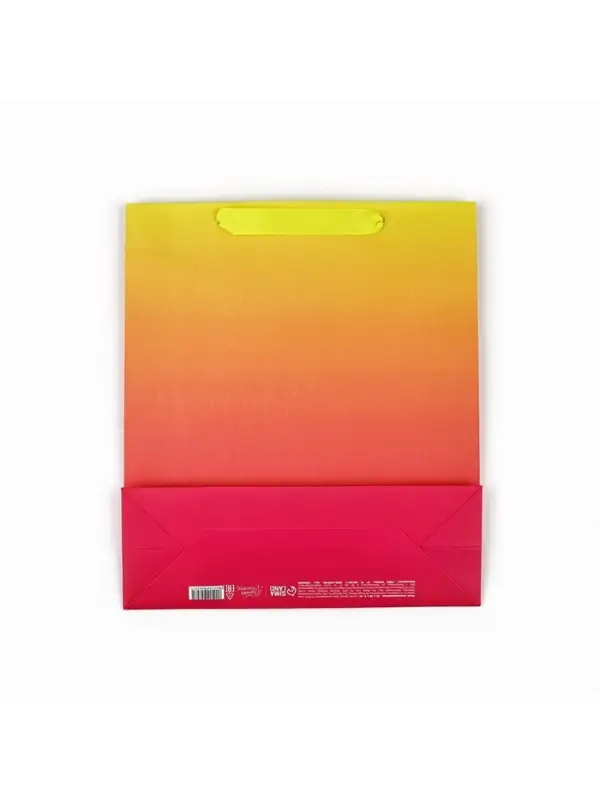 Пакет ламинированный Happy Birthday, M 26&times;30&times;9 см