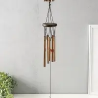 Музыка ветра &laquo;Африканский слон&raquo;, металл, 5 трубочек 51&times;6.5 см