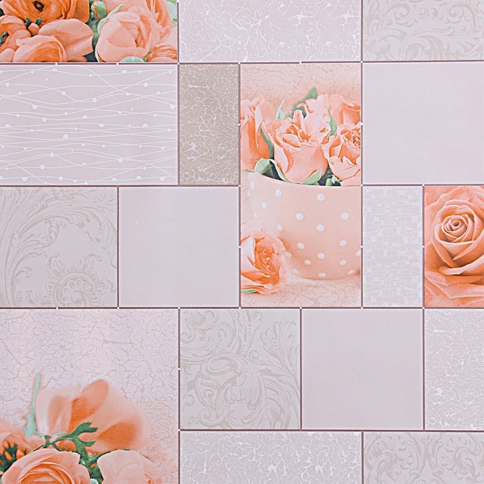 Бумажные обои Розы 1301-1, 0,53х10,05м, розовый золото Бумажные обои Розы 1301-1, 0,53х10,05м, розовый золото