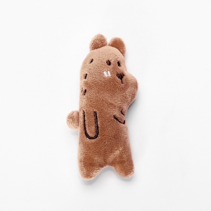 Игрушка для кошек с кошачьей мятой, 10 см, коричневая Игрушка для кошек с кошачьей мятой, 10 см, коричневая