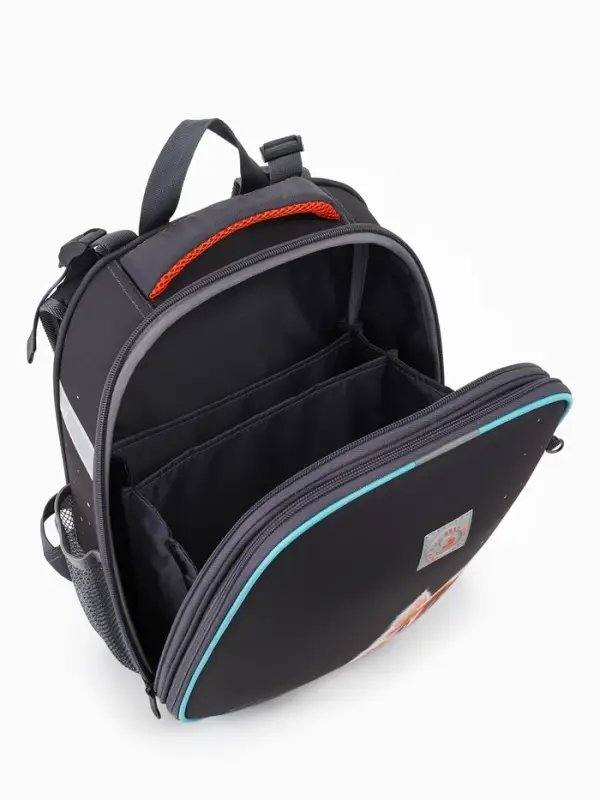 Рюкзак школьный для девочки &laquo;Рыжик&raquo;, Stavia, эргономичная спинка, 30&times;16&times;38 см, серый