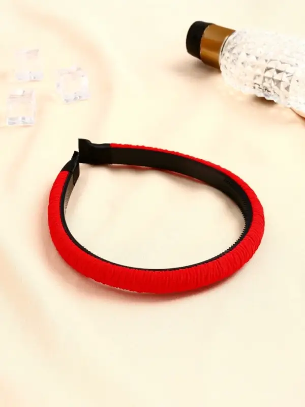 Ободок для волос QF &laquo;Космея&raquo;, текстура полоски, 1.5 см, МИКС