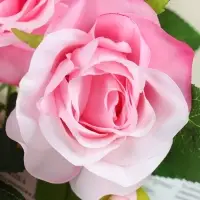 Цветы искусственные &laquo;Розочки кустовые&raquo;, 8&times;65 см, розовые