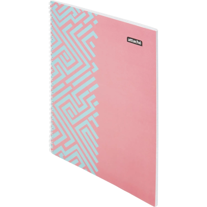 Бизнес-тетрадь А4 60л Attache Греция Голубой/Красныйклет, 65г, греб, ВД-лак