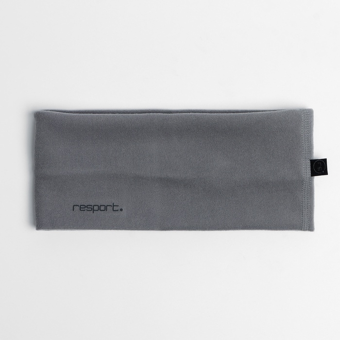 Повязка на голову, р. 56-58, цвет серый