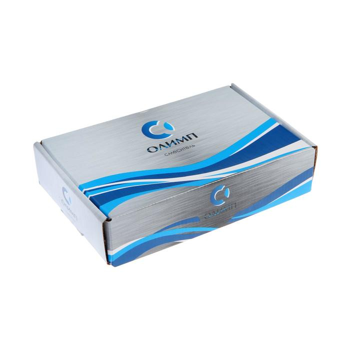 Смеситель для раковины Смеситель для раковины "ОЛИМП" ОС11223, однорычажный, высокий излив, нержавеющая сталь