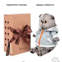 Мягкая игрушка &laquo;Кот Басик&raquo;, в толстовке дракончик, 19 см, МИКС