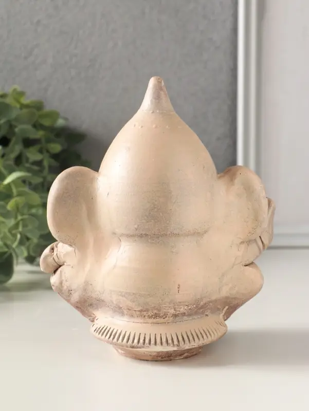 Фигурка гипс &laquo;Ганеш&raquo;, 14&times;13&times;9 см, эффект состаривания, слоновая кость