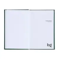 Ежедневник недатир А5 160л бумвинил, зеленый