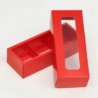 Коробка для 3 конфеты, 13.7×5.5×3.5 см