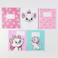 Тетрадь в линейку 12 листов, 5 видов МИКС, обложка мелованный картон, &laquo;Коты аристократы&raquo;