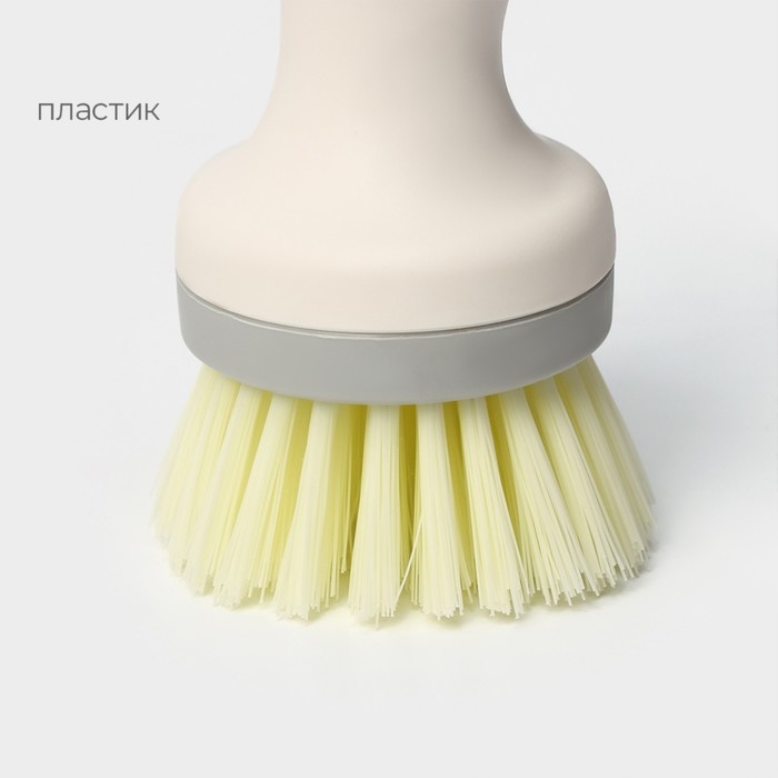 Щётка для посуды Raccoon Breeze, круглая, 12×5 см, ворс 2,5 см Щётка для посуды Raccoon Breeze, круглая, 12×5 см, ворс 2,5 см