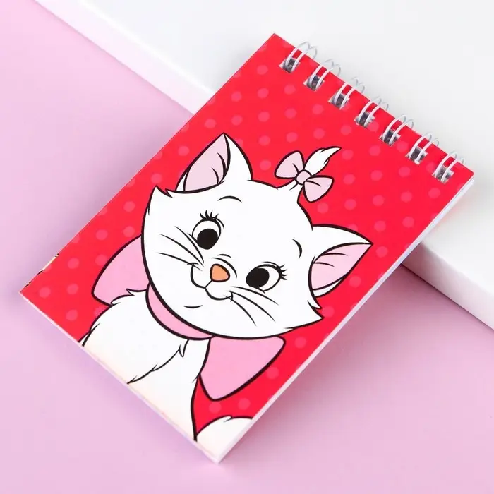 Блокнот А7 32 л, на гребне, Коты аристократы Блокнот А7 32 л, на гребне, Коты аристократы