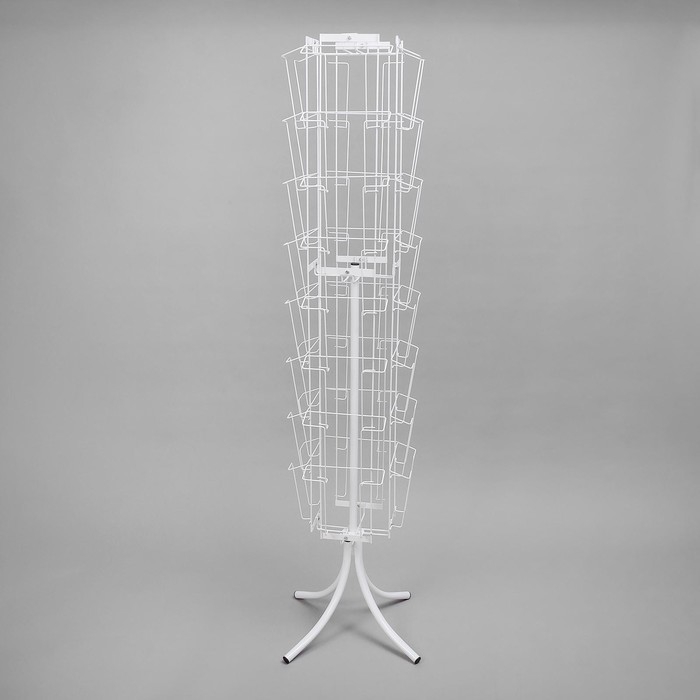 Стойка вращающаяся для прайсов, напольная, 32 кармана А4, 50×50×180 Стойка вращающаяся для прайсов, напольная, 32 кармана А4, 50×50×180