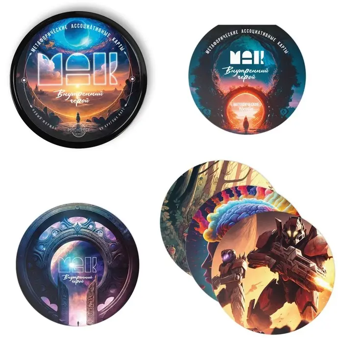 Метафорические ассоциативные карты &laquo;Внутренний герой&raquo;, 60 карт (9&times;9 см), 16+