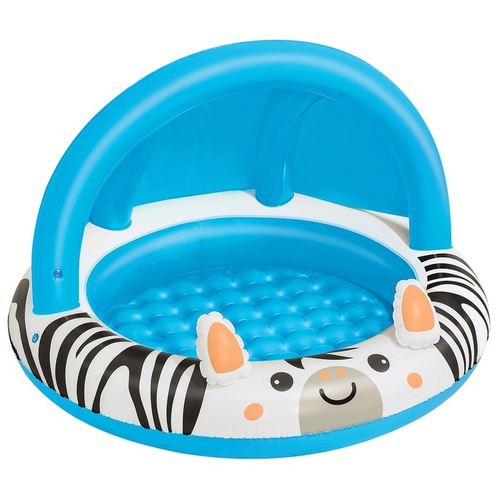 Бассейн надувной Bestway «Сафари» 52559, 97×66 см, с навесом, от 2 лет Бассейн надувной Bestway «Сафари» 52559, 97×66 см, с навесом, от 2 лет