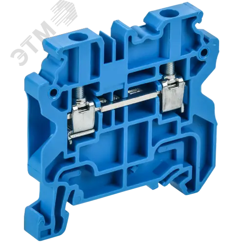 ARMAFIX Колодка клеммная CY4BU винтовая 4мм2 проходная синяя Ex IEK